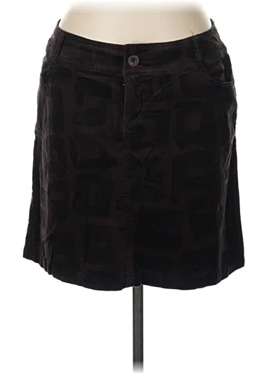 Pre-owned Aventura Casual Skirt In Brown