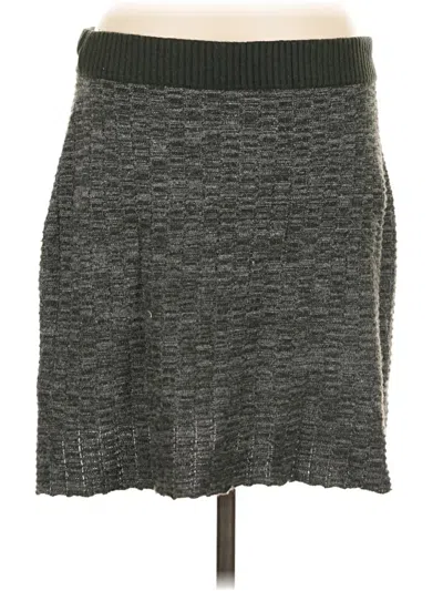 Pre-owned Aventura Casual Skirt In Gray