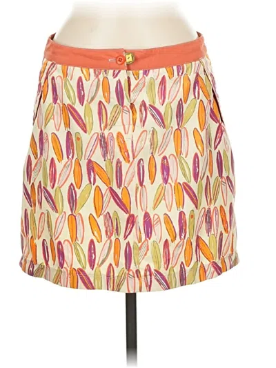 Pre-owned Aventura Casual Skirt In Orange