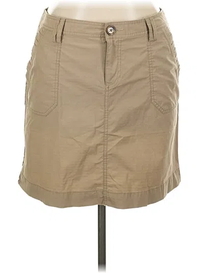 Pre-owned Aventura Casual Skirt In Tan