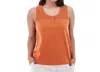 Aventura Essex Scoop Neck Tank Top In Rust In Orange