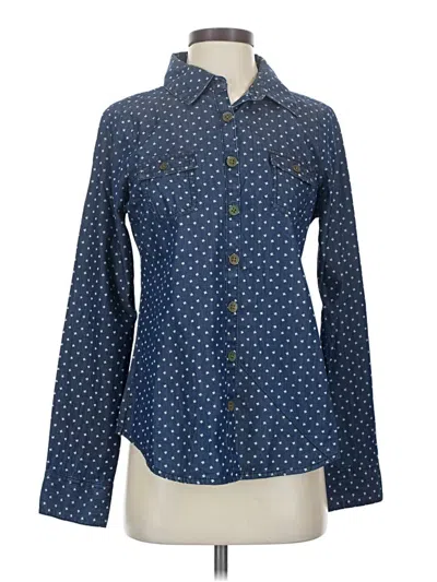 Pre-owned Aventura Long Sleeve Button Down Shirt In Blue