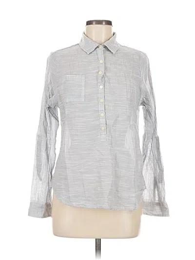 Pre-owned Aventura Long Sleeve Button Down Shirt In Gray