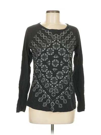 Pre-owned Aventura Long Sleeve T-shirt In Black