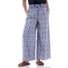Aventura Portofino Wide Leg Pants In Sky Captain In Multi