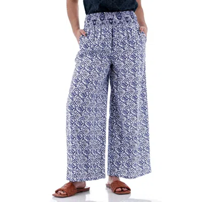 Aventura Portofino Wide Leg Pants In Sky Captain In Multi