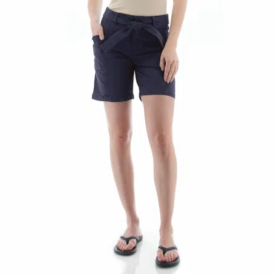 Aventura Sheridan Short In Black Iris In Blue
