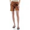 Aventura Sheridan Short In Pecan Brown In Multi