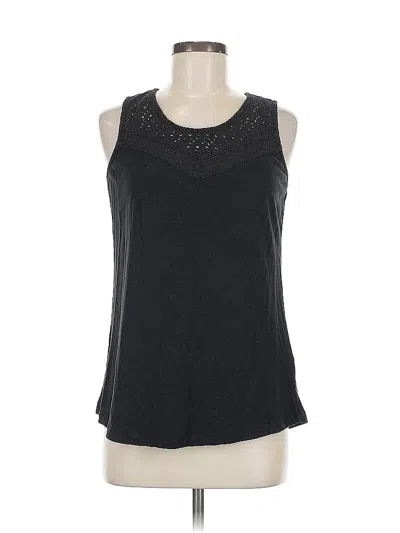 Pre-owned Aventura Sleeveless Top Black Halter Neckline Tops