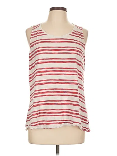Pre-owned Aventura Tank Top Red Halter Neckline Tops