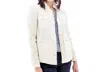 Aventura Temple Utility Jacket In Egret In White
