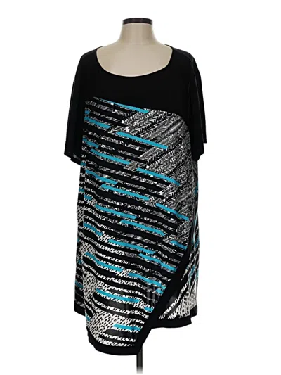 Pre-owned Avenue 3/4 Sleeve T-shirt In Black