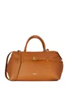Avenue 67 Avenue67 Buckle Leather Tote Bag In Brown