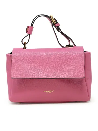 Avenue 67 Elettra Xs Fuchsia Leather Bag