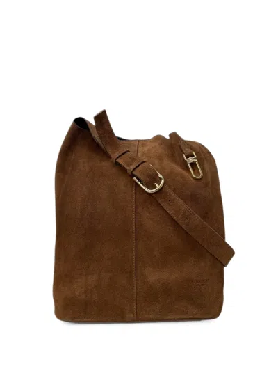 Avenue 67 Noelia Suede Backpack In Brown