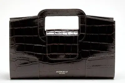 Avenue 67 Square Cocco Bag In Brown