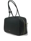 Avenue 67 Trunky Nappa Leather Tote Bag In Black