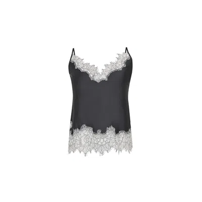 Avenue 8 Women's Black Lace Detailed Camisole