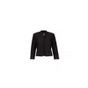 Avenue 8 Women's Cropped Blazer Jacket - Black In Black