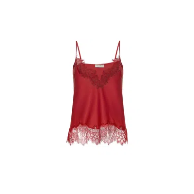 Avenue 8 Women's Lace Detailed Camisole - Red