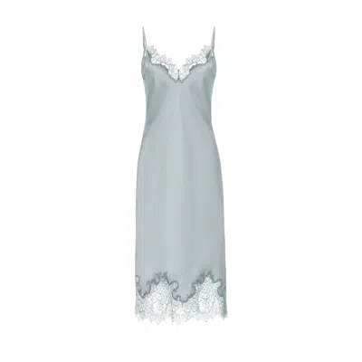 Avenue 8 Women's Lace Detailed Midi Cami Dress - Baby Blue