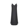 Avenue 8 Women's Lace Detailed Midi Dress - Black In Black