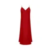 Avenue 8 Women's Lace Detailed Midi Dress - Red In Red