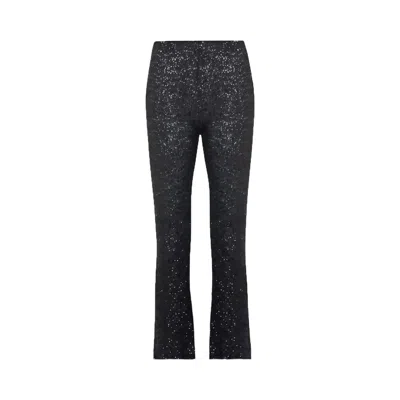 Avenue 8 Women's Sequined Pants - Black