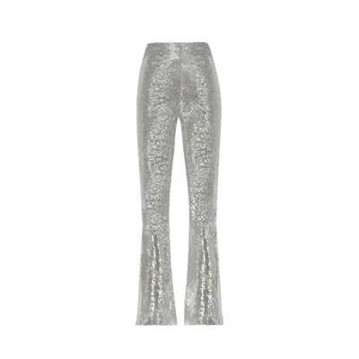 Avenue 8 Women's Sequined Pants - Grey