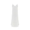 Avenue 8 Women's White Lace Detailed Midi Dress In White