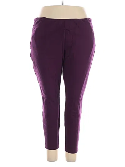 Pre-owned Avenue Active Pants In Purple
