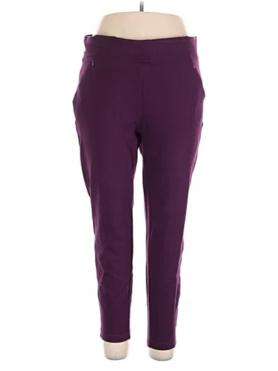 Pre-owned Avenue Active Pants In Purple