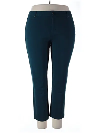 Pre-owned Avenue Active Pants In Teal