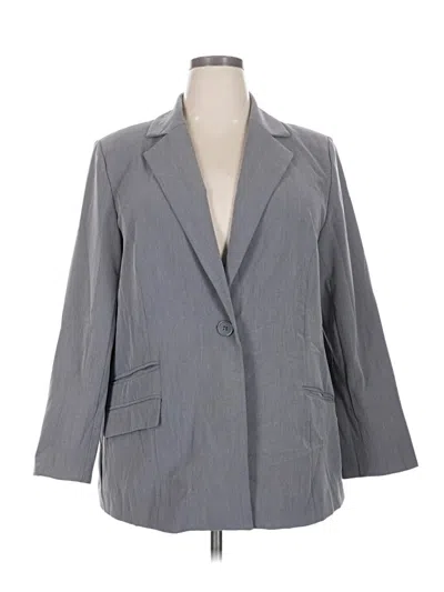 Pre-owned Avenue Blazer Jacket In Gray
