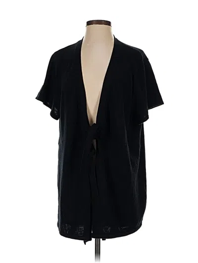 Pre-owned Avenue Cardigan Sweater In Black