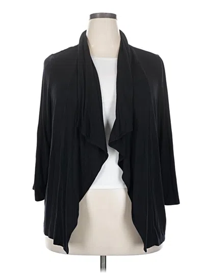 Pre-owned Avenue Cardigan Sweater In Black