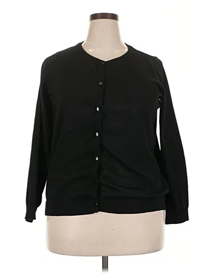 Pre-owned Avenue Cardigan Sweater In Black