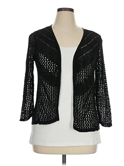 Pre-owned Avenue Cardigan Sweater In Black
