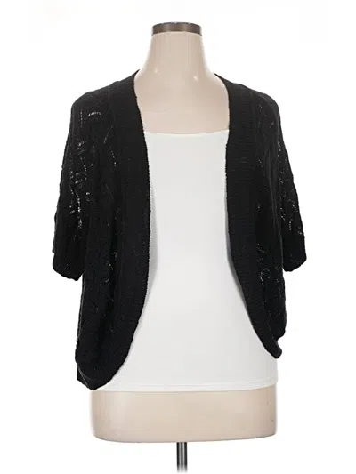 Pre-owned Avenue Cardigan Sweater In Black