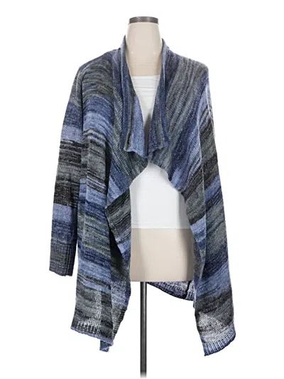 Pre-owned Avenue Cardigan Sweater In Blue