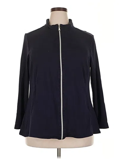 Pre-owned Avenue Cardigan Sweater In Blue