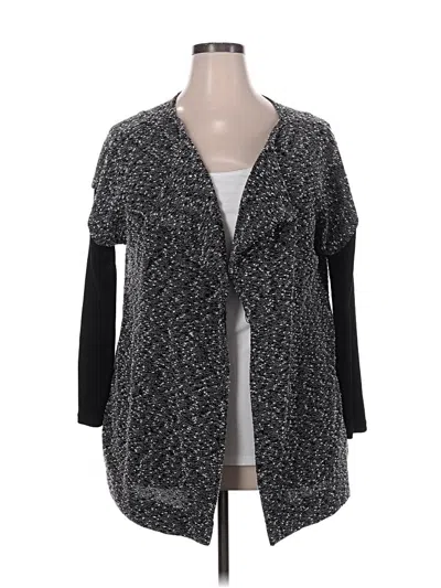Pre-owned Avenue Cardigan Sweater In Gray