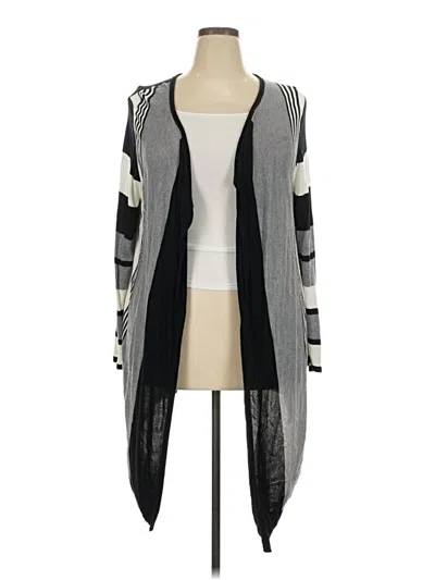 Pre-owned Avenue Cardigan Sweater In Gray