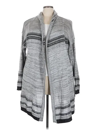 Pre-owned Avenue Cardigan Sweater In Gray
