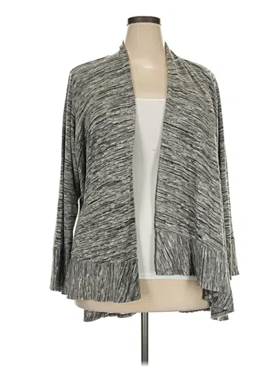 Pre-owned Avenue Cardigan Sweater In Gray