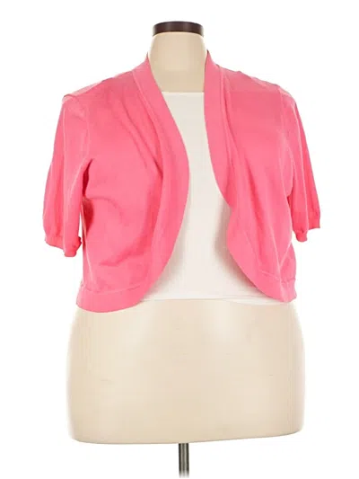 Pre-owned Avenue Cardigan Sweater In Pink