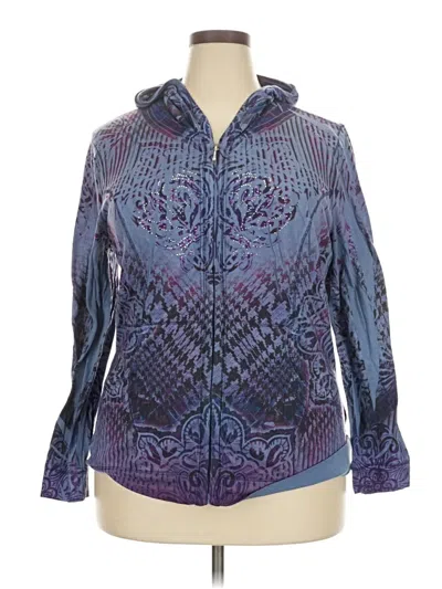 Pre-owned Avenue Cardigan Sweater In Purple
