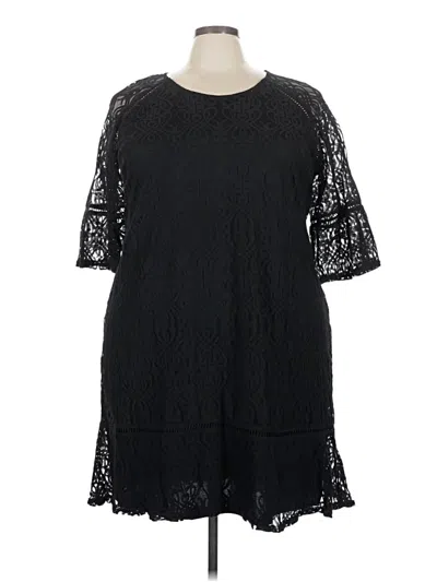 Pre-owned Avenue Casual Dress In Black