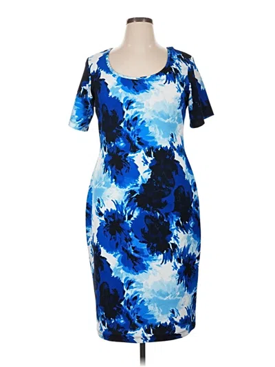 Pre-owned Avenue Casual Dress In Blue