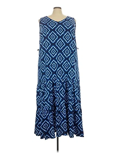 Pre-owned Avenue Casual Dress In Blue